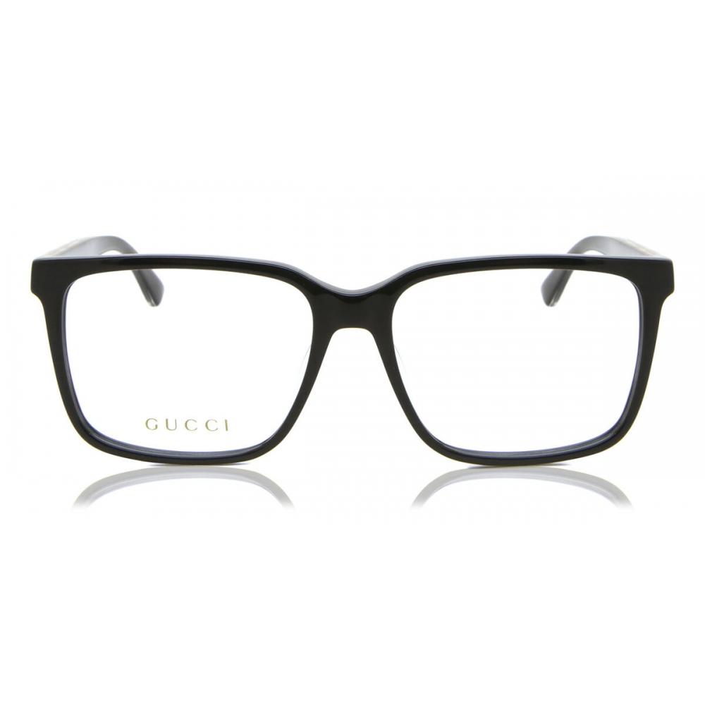 

Gucci Gg0385oa Asian Fit 001 Men Eyeglasses Black/55