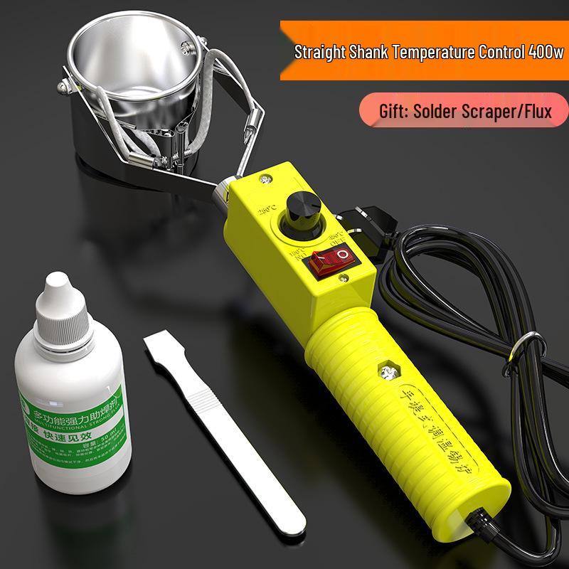 Portable Electric Tin Melting Pot: Adjustable Temperature Soldering Furnace for Electricians
