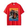 Rapper The Notorious Big Graphic T-shirt Biggie Smalls Print T Shirt Unisex's Women Hip Hop Vintage Oversized Short Sleeve T-shirts