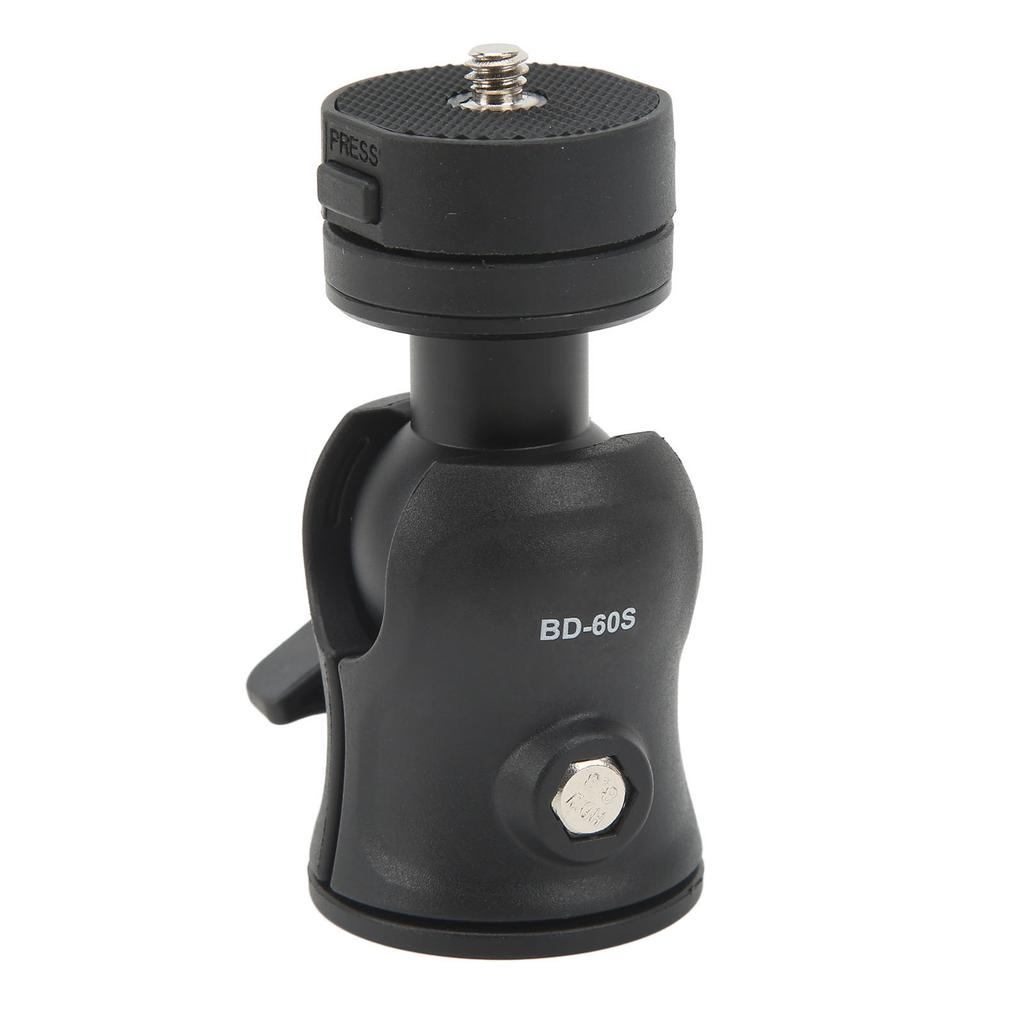 2 In 1 Mini Tripod Ball Head 360 Degree Ball Head Camera Mount with 1 4in Screw for Monopod Sliding Rail