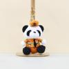Panda Stuffed Lovely Animal With Short Fur Ideal For Bag Accessories And Fun Playtime