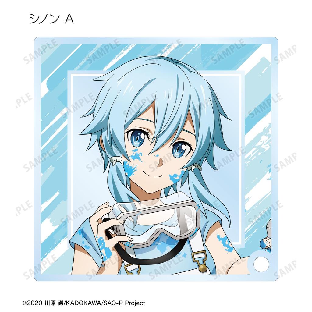 Sword Art Online Původní styl malby Sběratelský akrylový stojánek panel Krabička 12 ks Ver.
