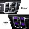 Center Console Car Window Control Switch Decoration Trim Cover For Jeep Wrangler