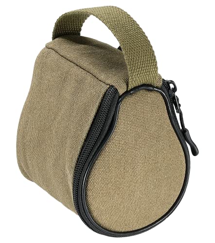 CAMPING MOON Camping Coffee Solo Mug S-180-4P+B, 160ml, 4-Piece Set with Canvas Case