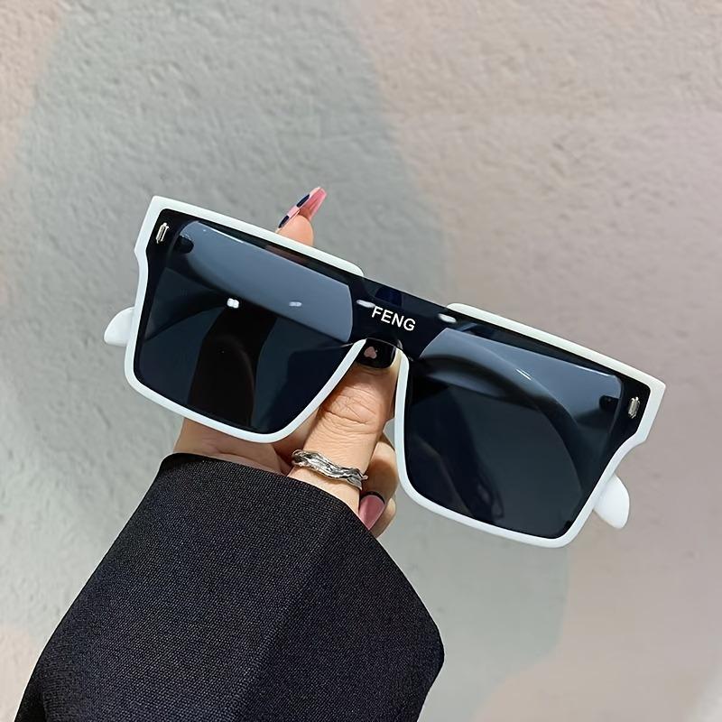 

Oversized Square Fashion Fashion Glasses for Women & Men Perfect for Driving & Beach Parties Stylish Plastic Frame