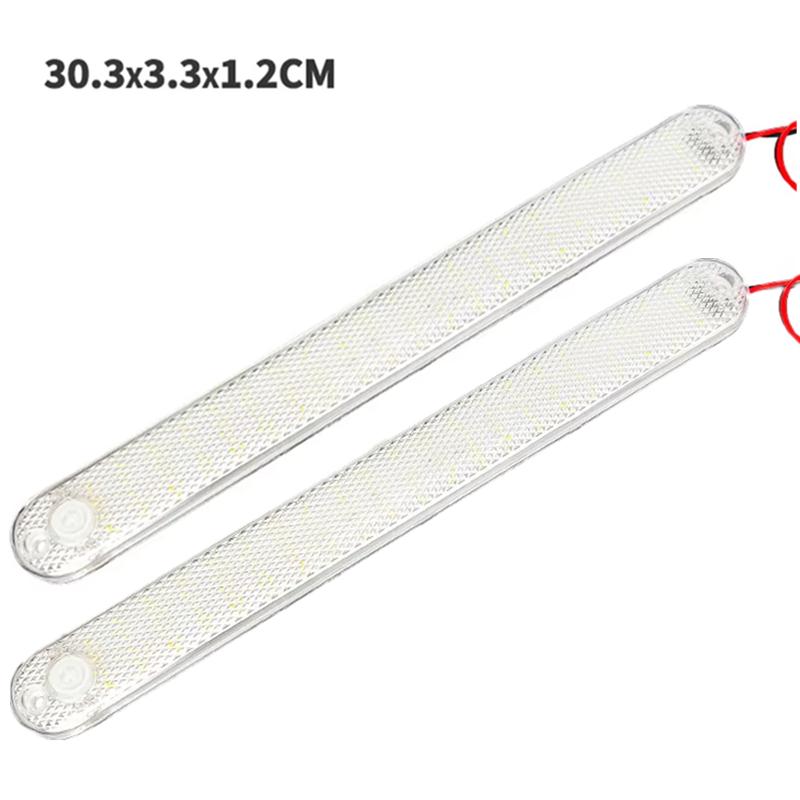 

2PCS Camper Reading Light 12V/24V Waterproof LED RV Van Trailer Caravan Interior Ceiling Light With Switch Car Roof Lighting