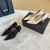 879-6 French temperament lace pointed high heels spring bow mesh stiletto banquet women's shoes bride shoes
