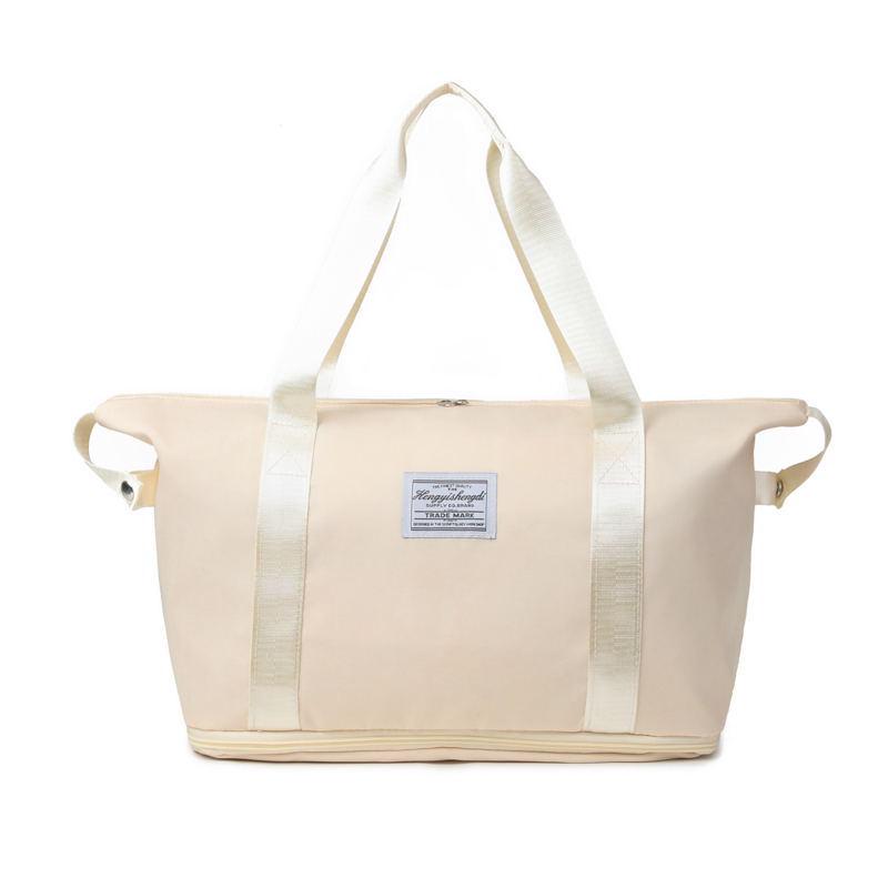 Foldable Large Capacity Travel & Fitness Bag with Wet/Dry Separation