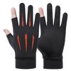 Sunscreen Gloves Driving Fishing Leaking Two Fingers Ice Silk Anti-slip Gloves Breathable Fitness Cycling Express Quick Dry Gloves