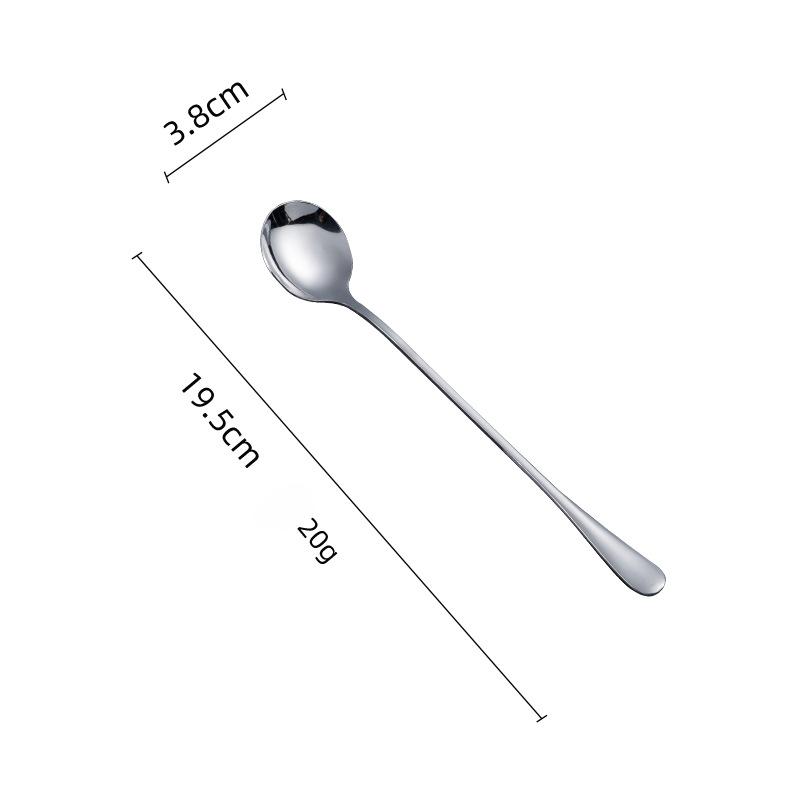 Stainless Steel Western Tableware Household Eating Spoon Hotel Thickened Steak Knife and Fork Western Dessert Coffee Spoon