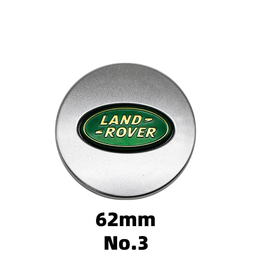 4Pcs 62mm Car Styling Car Wheel Center Hub Cap Covers Badge For Land rover SVR Discovery Velar Evoque Range Rover L322 L405 L551