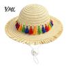 Summer Pet Sun Hat Cat Straw Hat, with Lace And Bow, Adjustable Protection Cute for Cats Small Dogs Outdoor Walks
