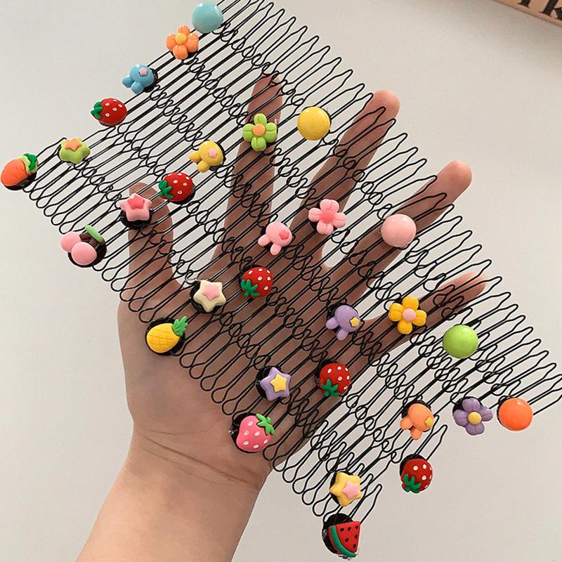 New Fashion Crystal Star Hair Clips Vintage Fixed Inxisible Hair Combs Hairbands For Women Girls Hair Accessories Children Gifts