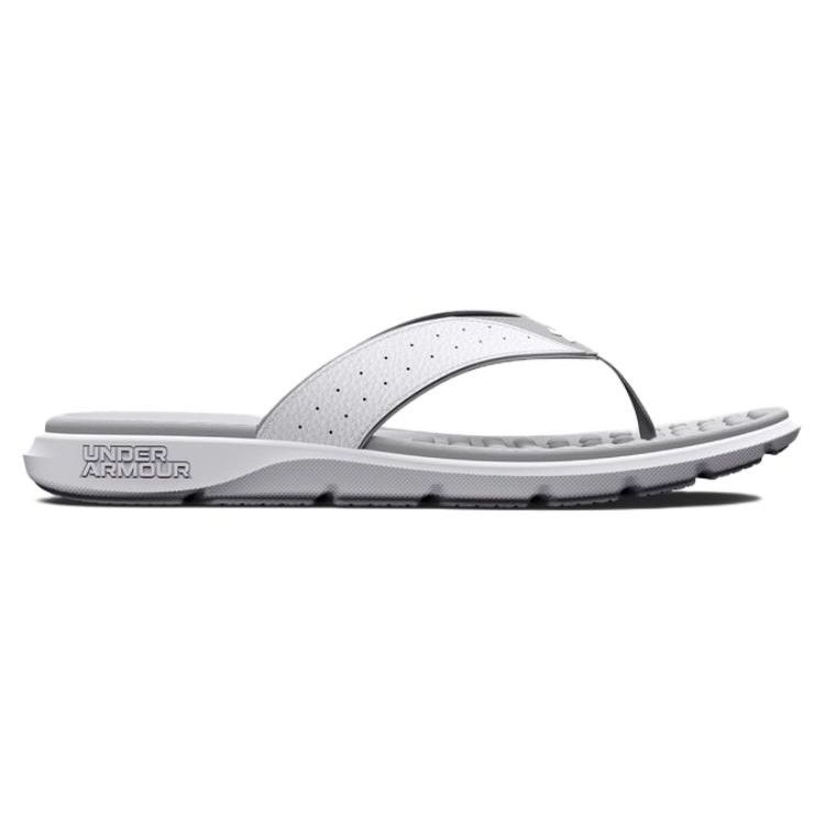 Under Armour Ignite Pro Sandal White Halo Grey Men Sneakers 3026026-100