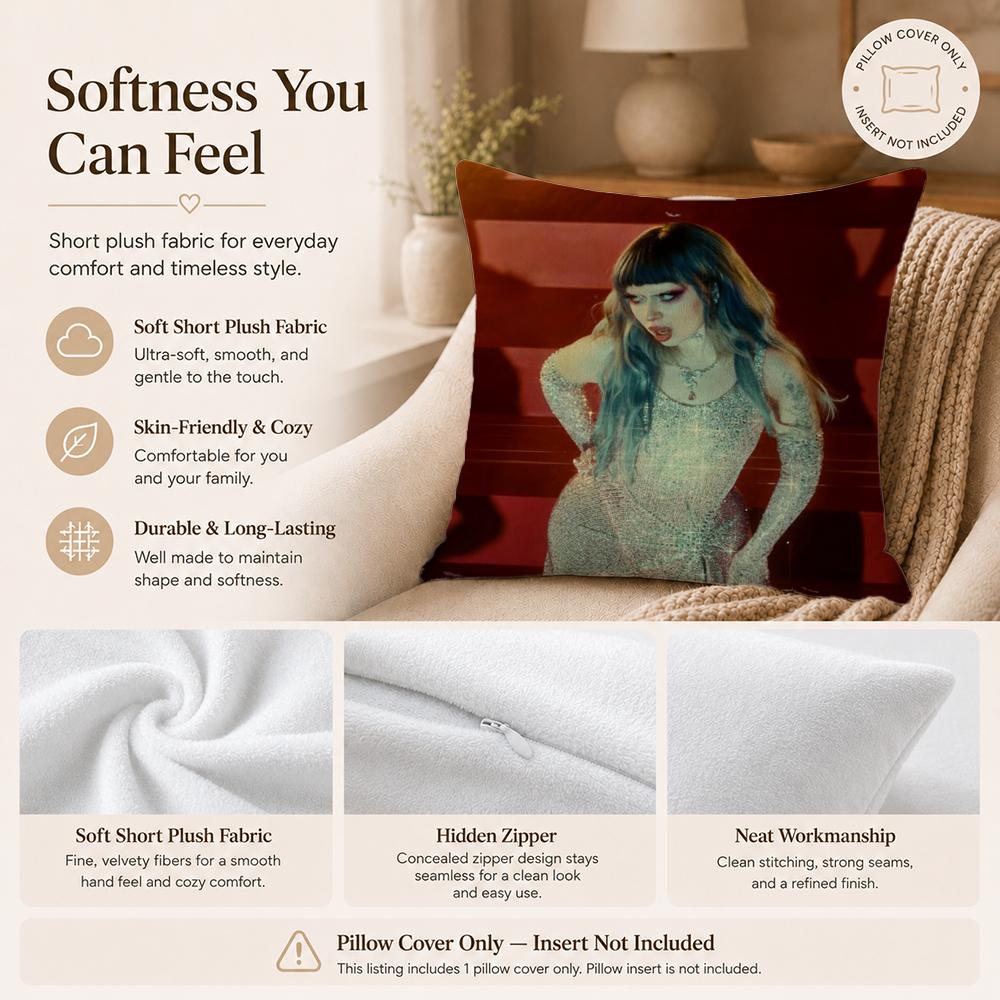 Singer J-Jazmin BeanS Cushion Cover Double-Sided Printed Pillow Cover Hypoallergenic Dust-Mite Proof