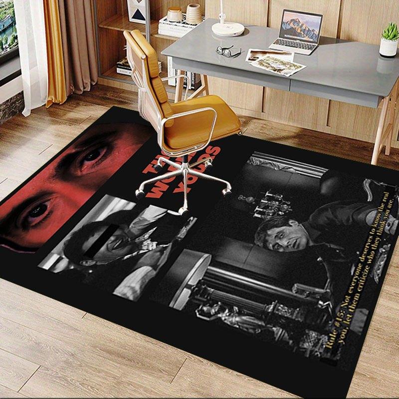 1pc Scarface Office Carpet Chair Mats Soft, Comfortable, All Season,Perfect for Home, Bedroom, or Office Decor, Perfect Gift for