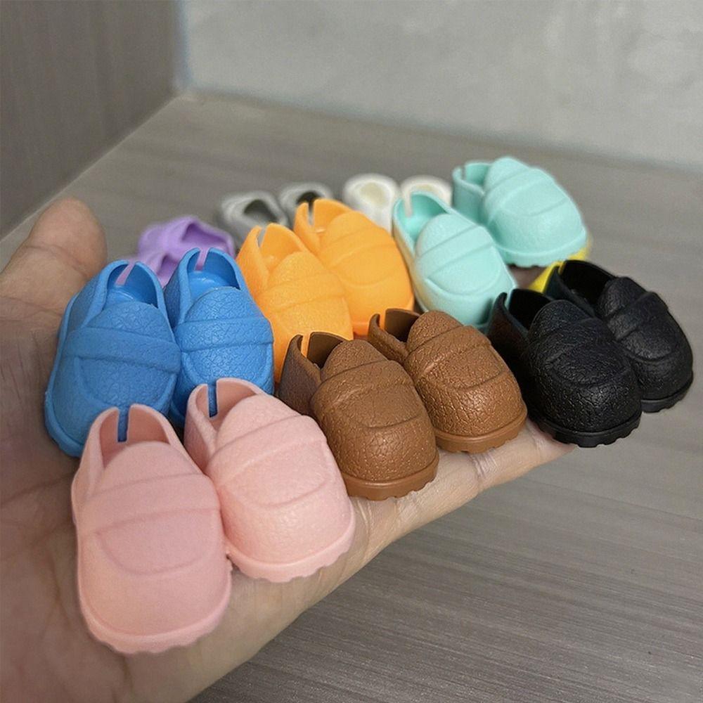 Multiple Styles Silicone Shoes Hand-made Cotton Doll Shoes  Miniature Fashion