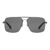 GUCCI Logo Aviator Sunglasses Men's Black