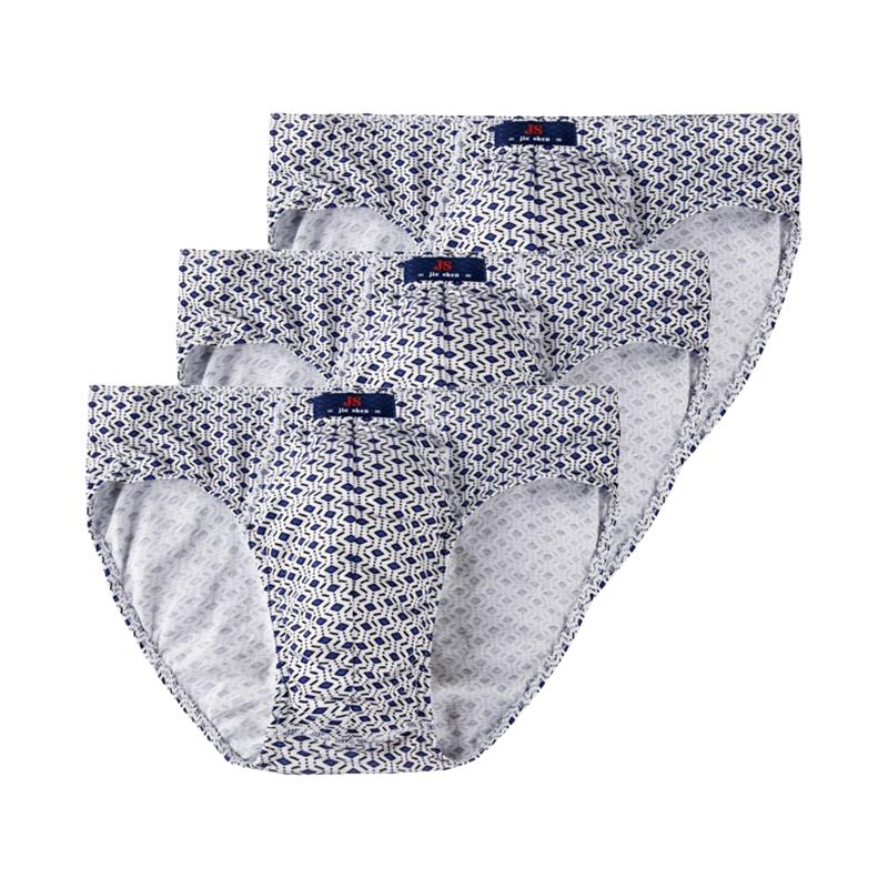 3 ks Pánské spodní prádlo Bavlněné kalhotky Pohodlné slipy Potisk Spodky Chlapecké spodní prádlo Prodyšné kalhotky L XL 2XL 3XL 4XL 5XL