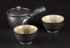 Yamasho Pottery Shigaraki Ware Sumi-iro Two-Person Tea Set Sum-3