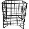 Large Capacity Wrought Iron Desktop Storage Basket for Dormitory and Cosmetics