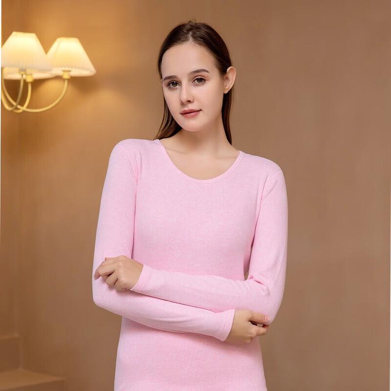 Hengyuanxiang Women's Thermal Underwear Set Round Neck TC-0002