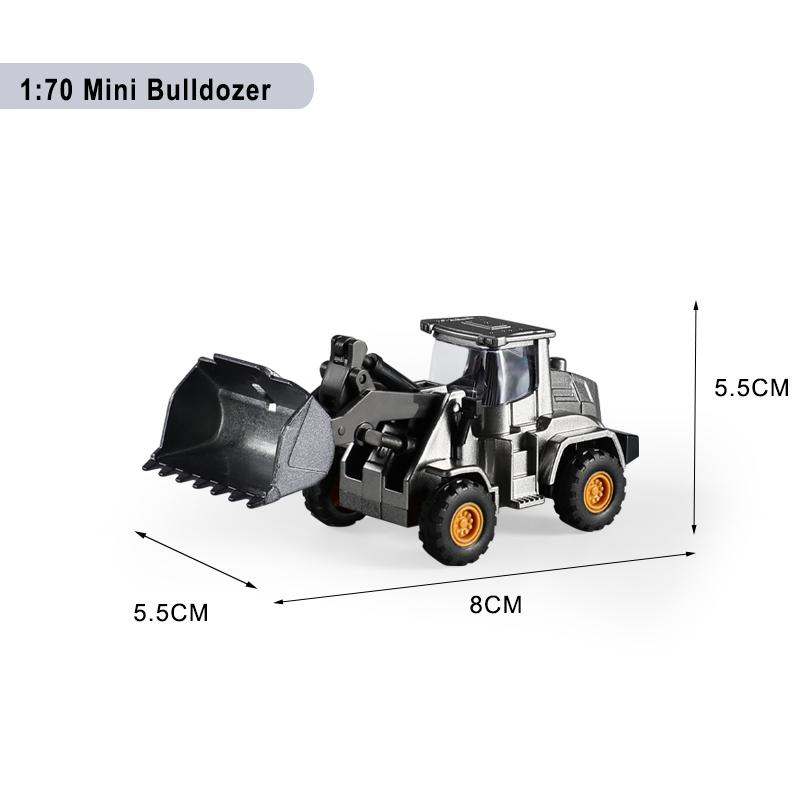 Zabawki pojazdy budowlane dla chłopców Stop+Plastik Model Ciągnika Koparki Spycharki Dźwigu Ciężarówki Odlewany Model Kolekcja Dziecięca Prezenty