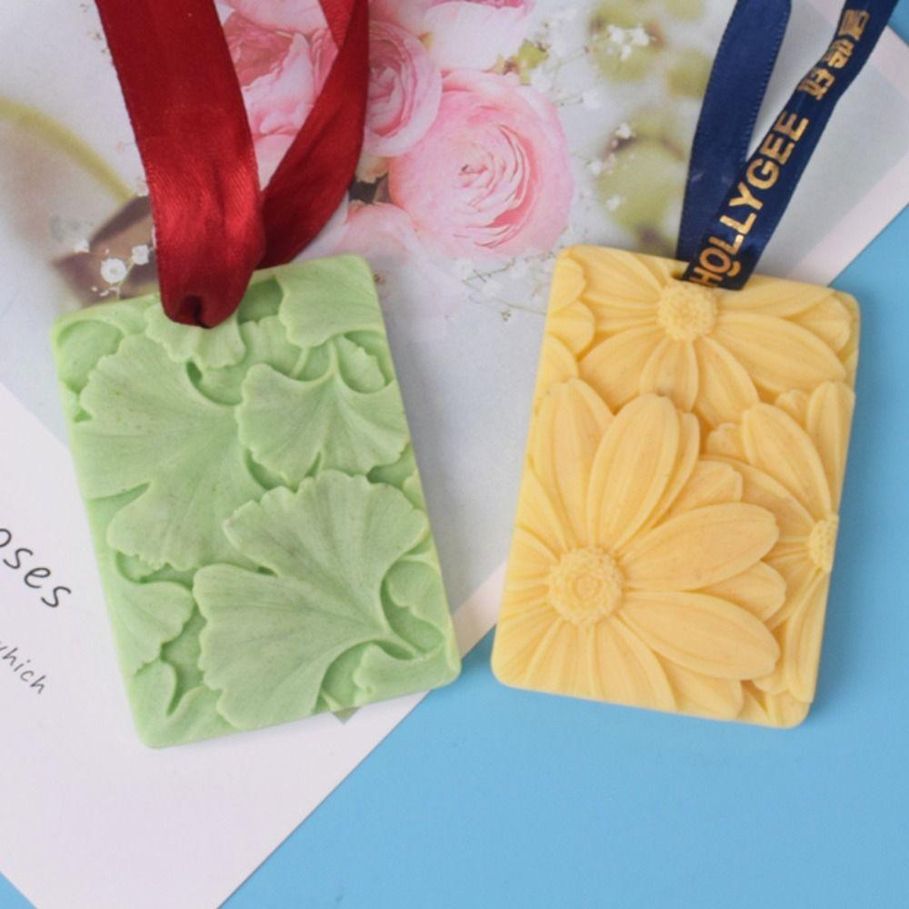Ginkgo Leaves Silicone Fragrance Mould DIY Diffuser Stone Model Car Wax Tablet Mold  Car