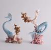 Resina Europea Sirena Mediterranea Principessa Ornamenti Casa Stanza Tavolo Statuine Ragazza Angelo Decorazione Artigianato Regali di Compleanno