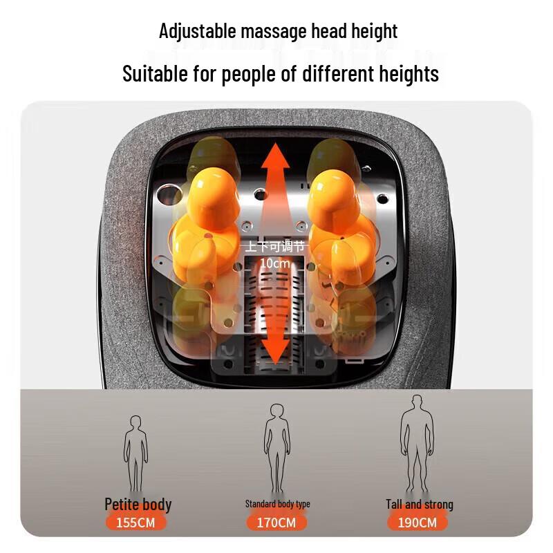 AUX Full Body Integrated Neck Shoulder Back Massage Cushion