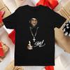 Retro 90s Graphic Big L Black Short Sleeve Unisex T-shirt, Big L Rapper Shirt, M