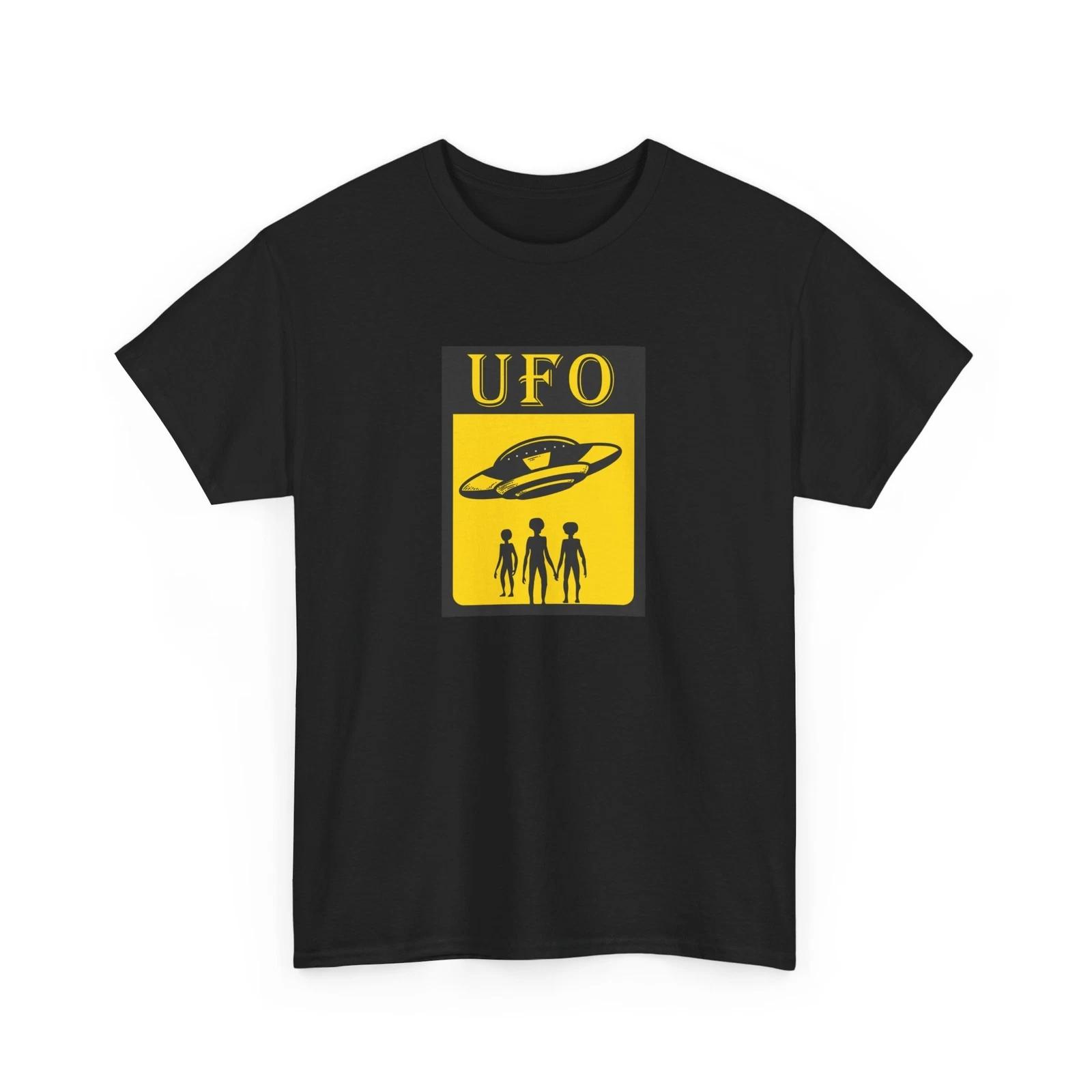 UFO Galaxy Themed T-Shirt | Alien Graphic Tee | Cool Spacewear M