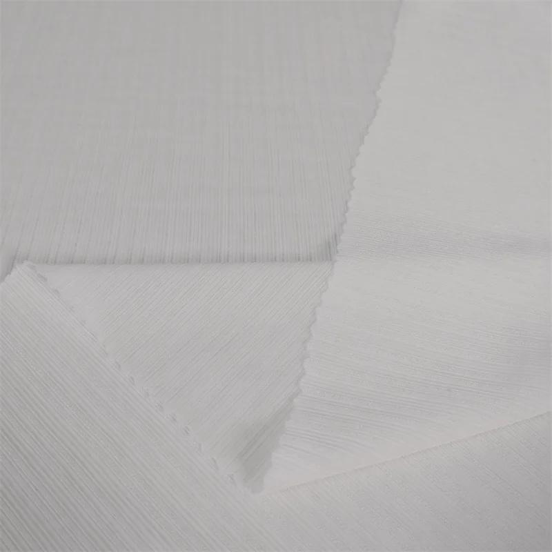 100x160cm Eis Seide Plissierter Stoff Hohe Elastizität Gestrickter Stoff für Frühling und Sommer Kleid Weitbeinige Hosen Knitterarm Streifen