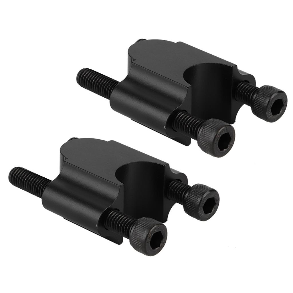 Aluminum Alloy Handbar Riser 7Celsius8 22mm Motorcycle Handbar Rising Clamp(Black)