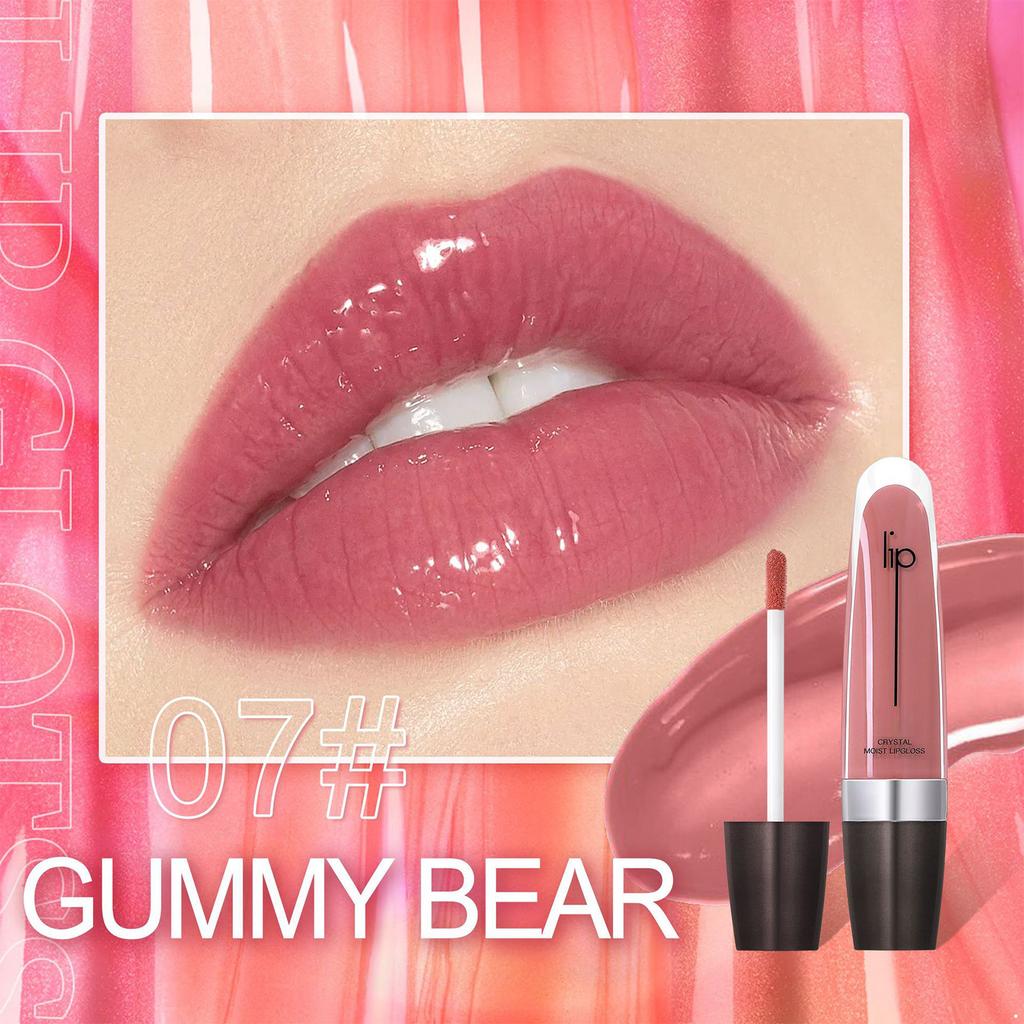 1Pc Glossy Shimmery Lip Gloss, Long-Lasting Hydrating Lip Stain with High-Color Pigment