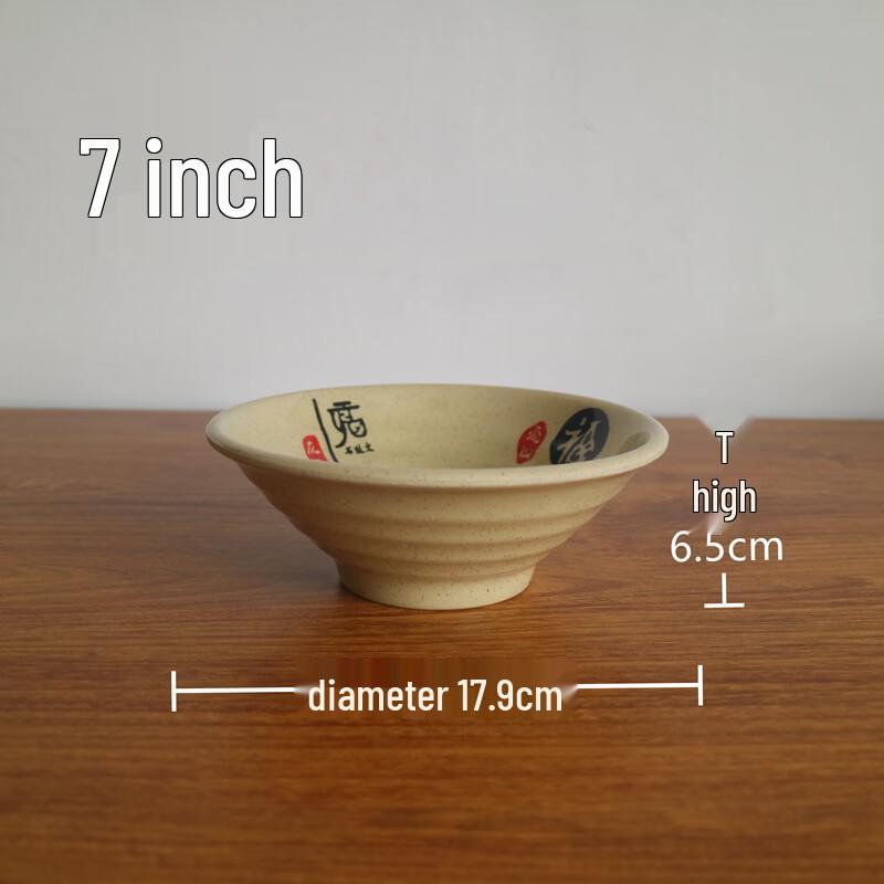 777 Melamine Noodle & Soup Bowls