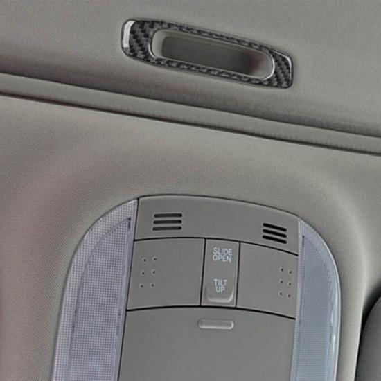 Carbon Fiber Interior Sunroof Handle Cover Trim For Toyota Corolla 2006-2012