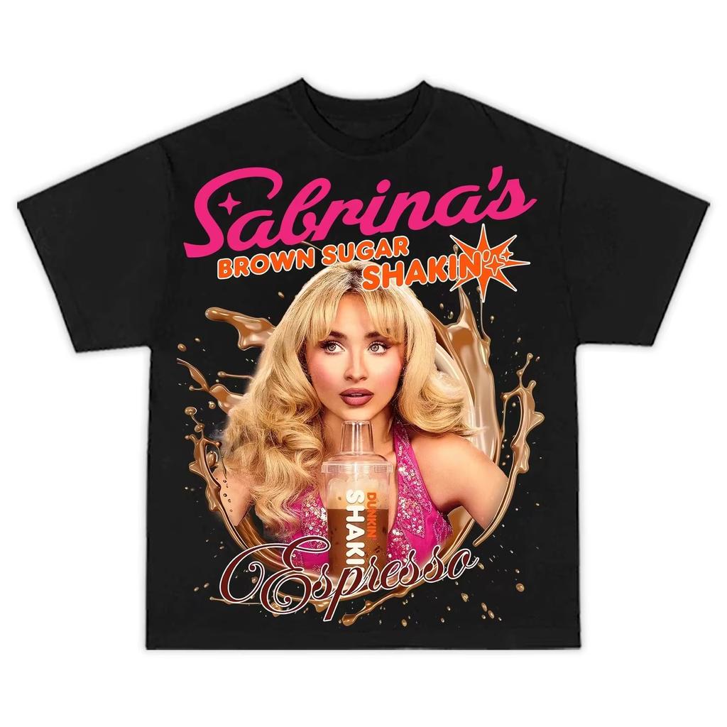 Sabrina Carpenter Tour 2026 Graphic T Shirt Short Sweet High Quality Retro Tshirt Men Women Fashion Oversized Cotton Tshirts