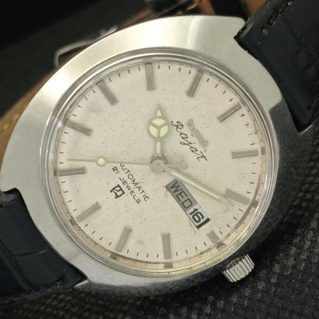 

USED HMT RAJAT 6501 AUTOMATIC INDIAN MENS WATCH a302613-1 Sku568g-a302613