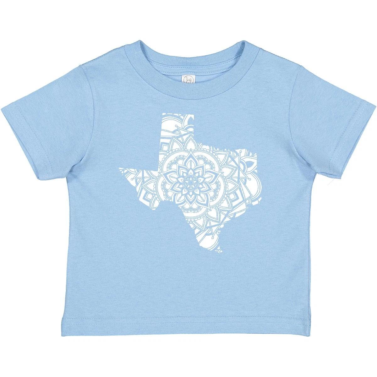 Inktastic Texas Silhouette Mandala Baby T-Shirt State Home Design Flower Love 150