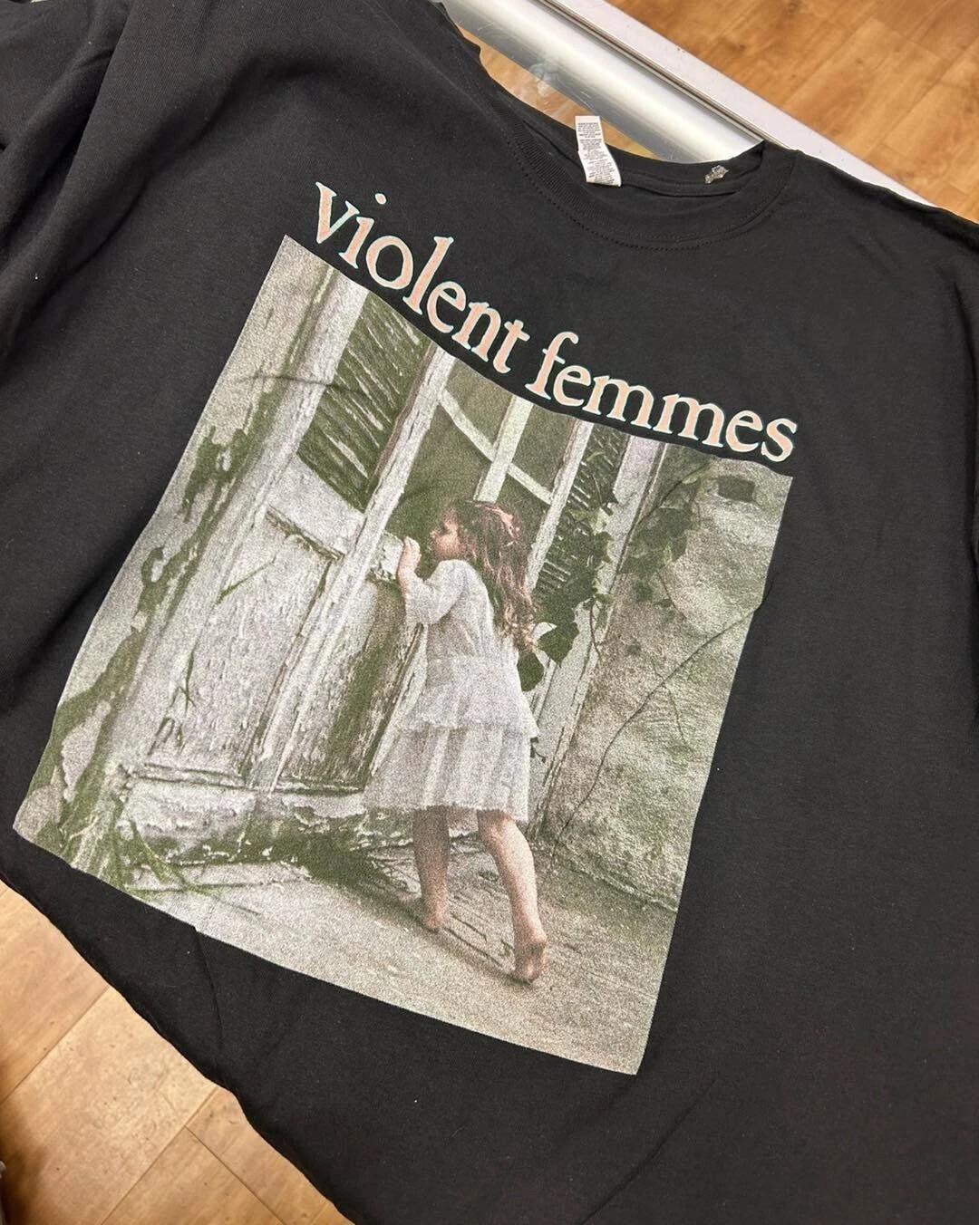 New Violent Femmes Band 90s Classic style Black T shirt Men Women L