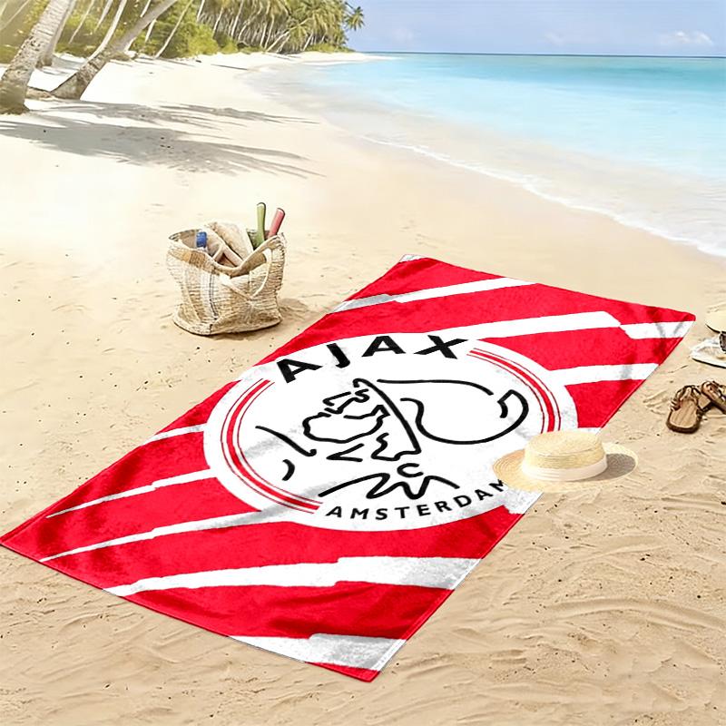 Ajax Amsterdam Print Strandtuch, Großes Weiches Schnelltrocknendes Handtuch für Strand Camping Schwimmen