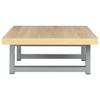 2 Piece Bathroom Furniture Set Ceramic Oak Brown