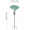 Iron Bird Feeder Ground Plugin Durable Bird Feeding Dish Bird Raising Tool Bird Water Bowl  Outdoor