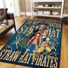 One Piece Bedroom Carpet, Home Decor Cool Movie Mat & Play Floor Mat for Living Room -HE38