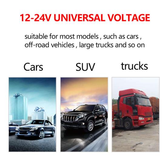 120W 4 Way Socket Car Lighter Splitter Dual USB Charger Power Adapter