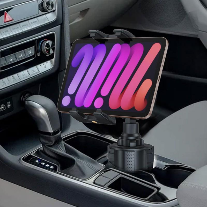 Universal Car Phone Holder With Cup Mount 360 Rotating Magnetic Stand Smartphone Tablet GPS Navigation