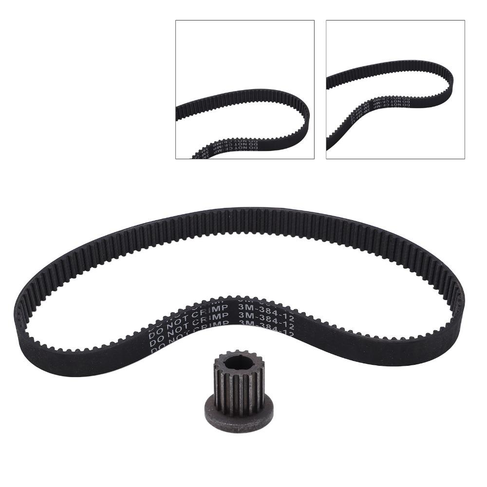 16T 8mm Drive Belt Rubber Synchronous Belt Durable Closed Loop Pulley Belt E-Bike Scooter