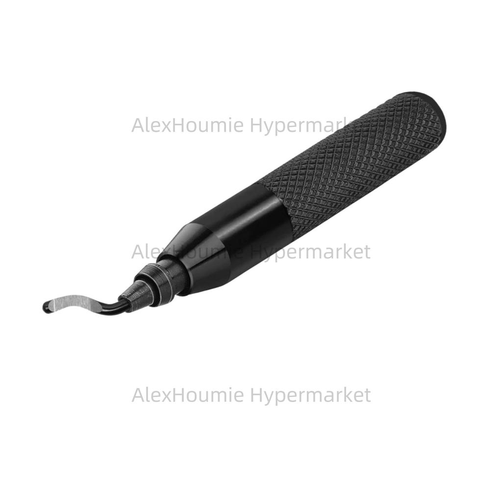 Deburring Tool with 10 High Speed Steel BS1010 Blades Precision Edge Burr Removal on 3D Printing Plastics Resin Art Metal Work