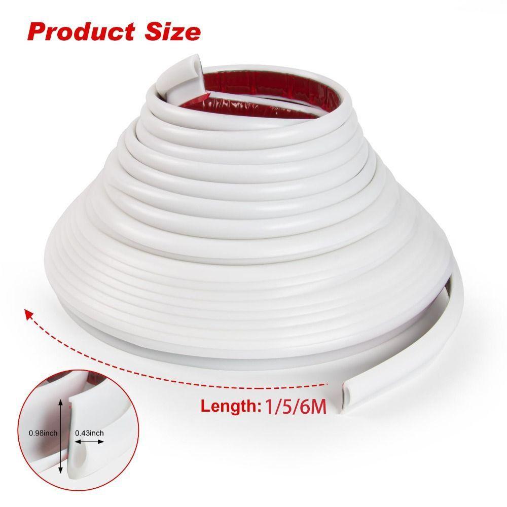 Selbstklebende Rückseite Wohnmobil Regenrinne 1/5/6M Tropfnase Schwerlast Dach Regenabweiser Anhänger